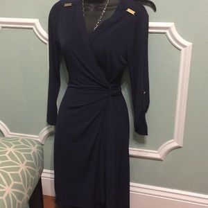 Calvin Klein wrap around dress